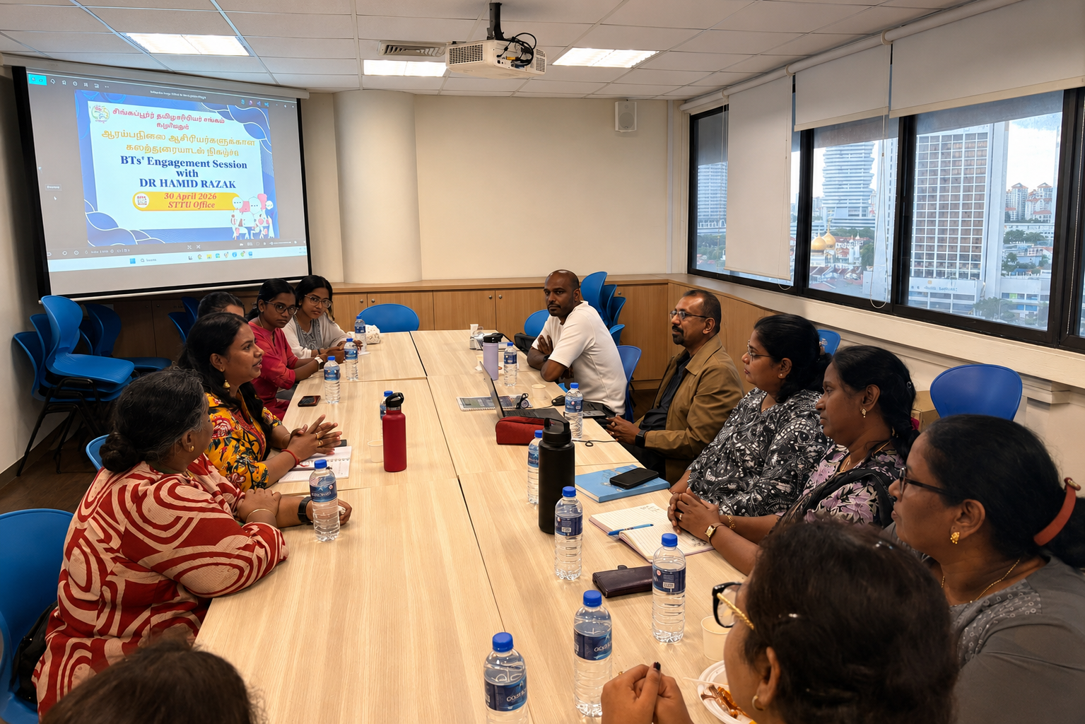 உழைப்பாளர் தினத்தை முன்னிட்டு சிங்கப்பூர்த் தமிழாசிரியர் சங்கத்தைச் சந்தித்த நாடாளுமன்ற உறுப்பினர்
